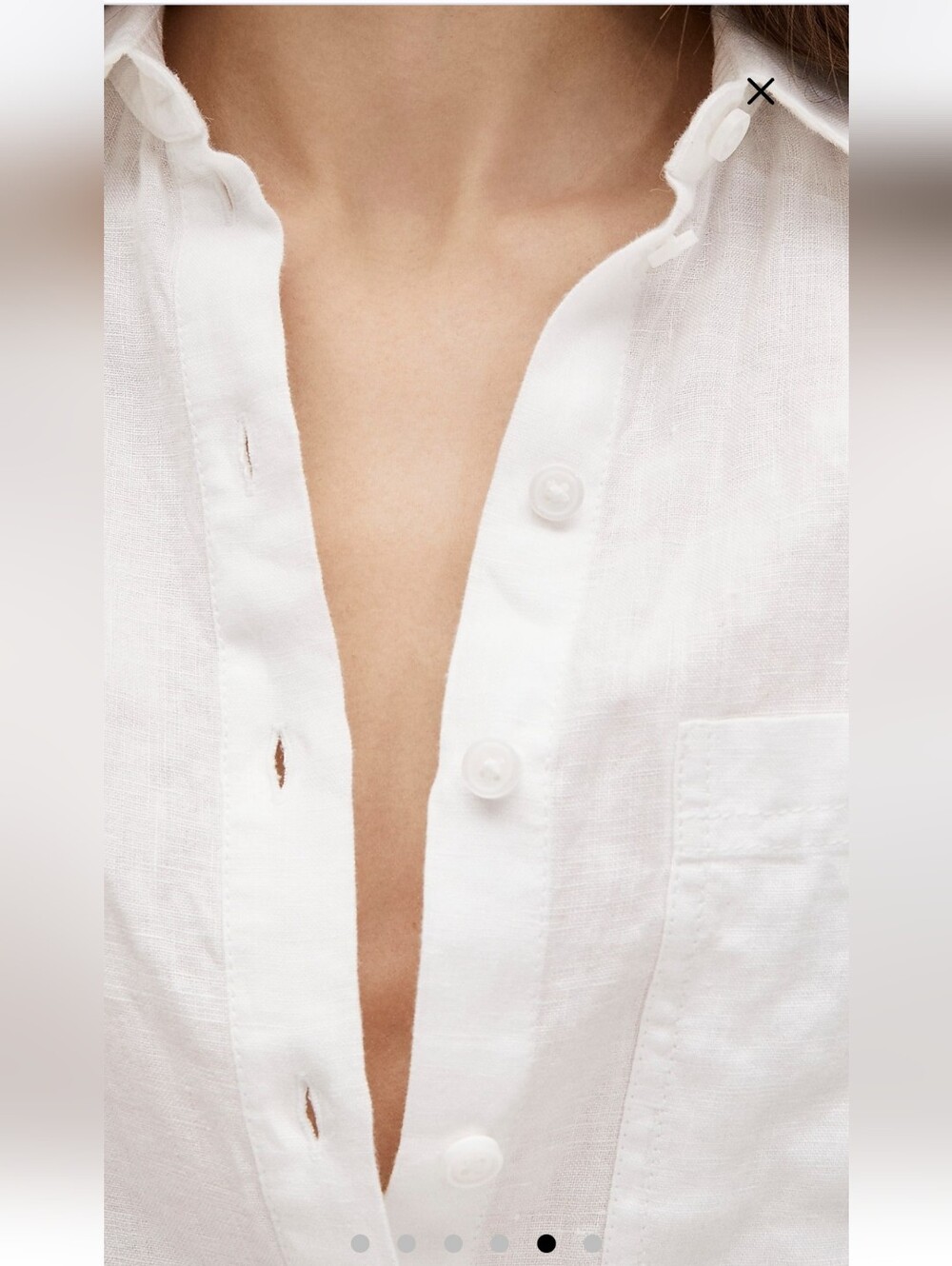J.Crew Garçon classic button-up shirt in Baird McNutt Irish linen Sz0 $118 White - Picture 5 of 11